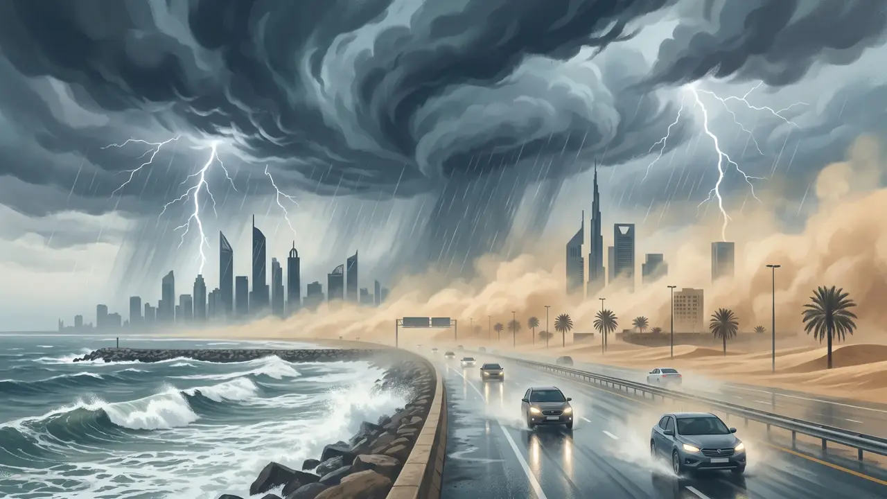 أمطار رعدية وسيول تضرب مناطق سعودية وسط تحذيرات من تدني مستوى الرؤية